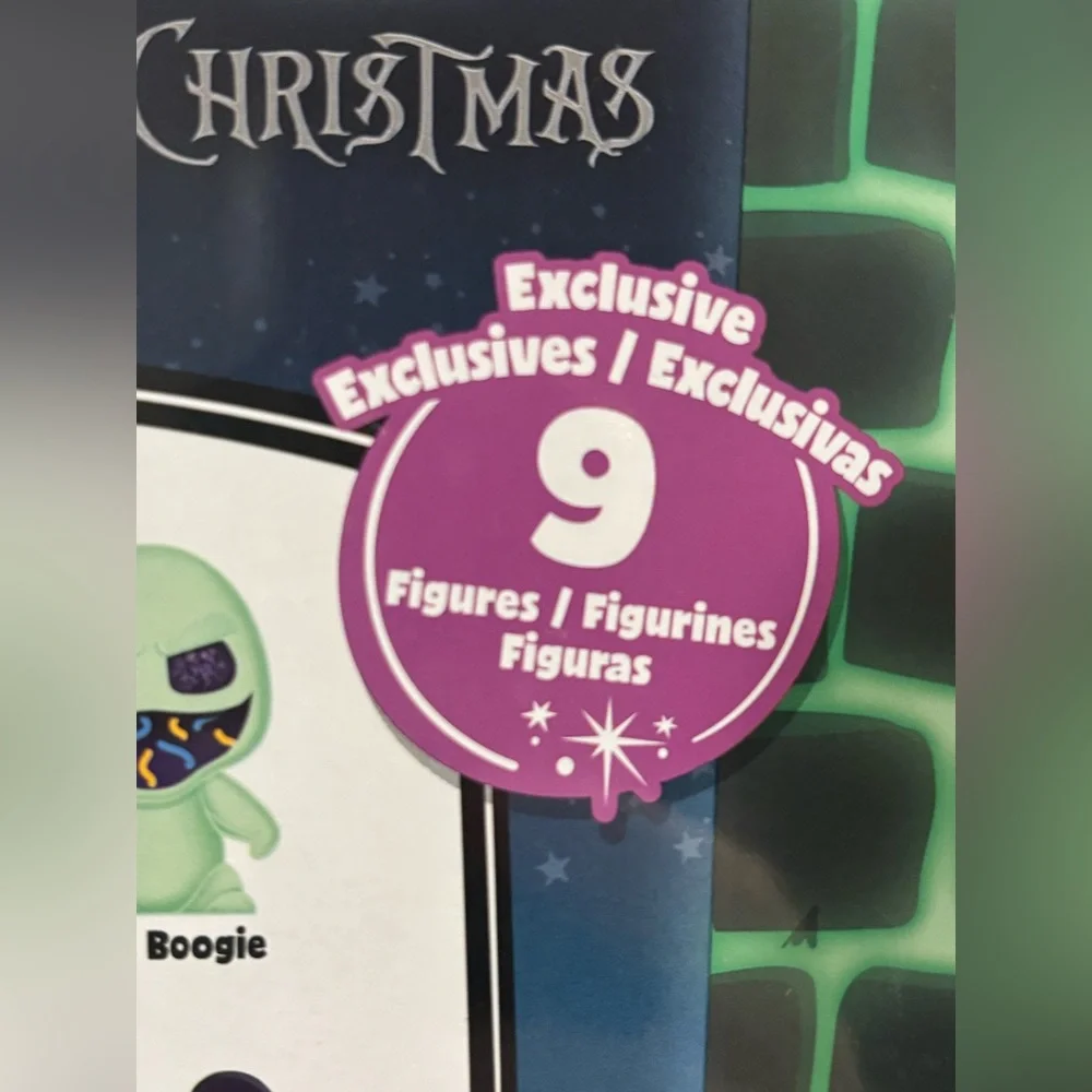 Disney Doorables Nightmare Before Christmas Glow in the Dark 9 Figure Set NIB